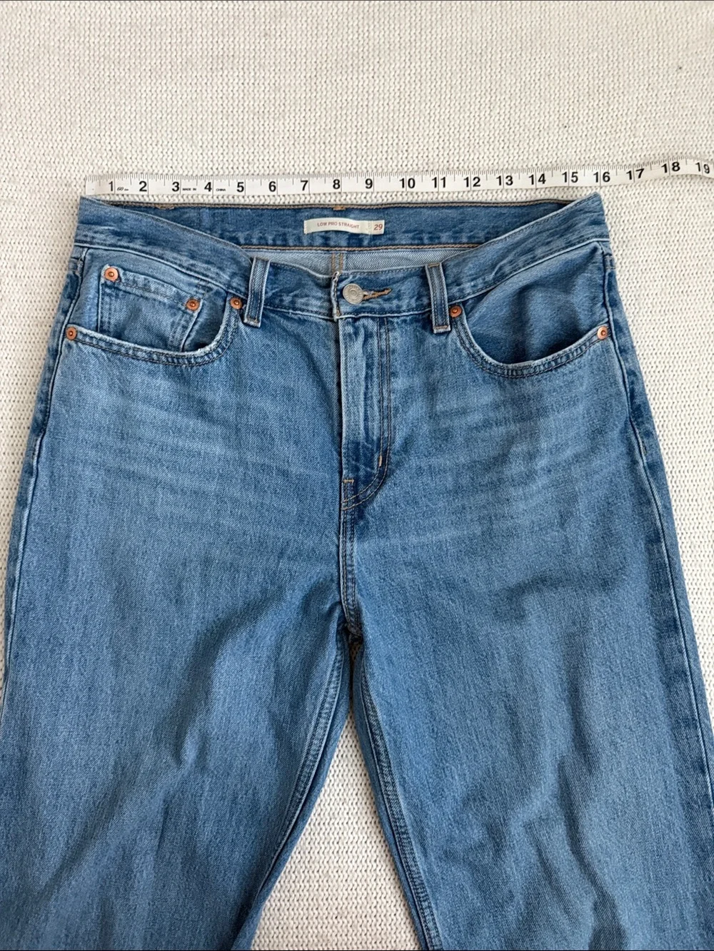 Levi’s Low Pro Straight Jeans Size 29 - Picture 3 of 7